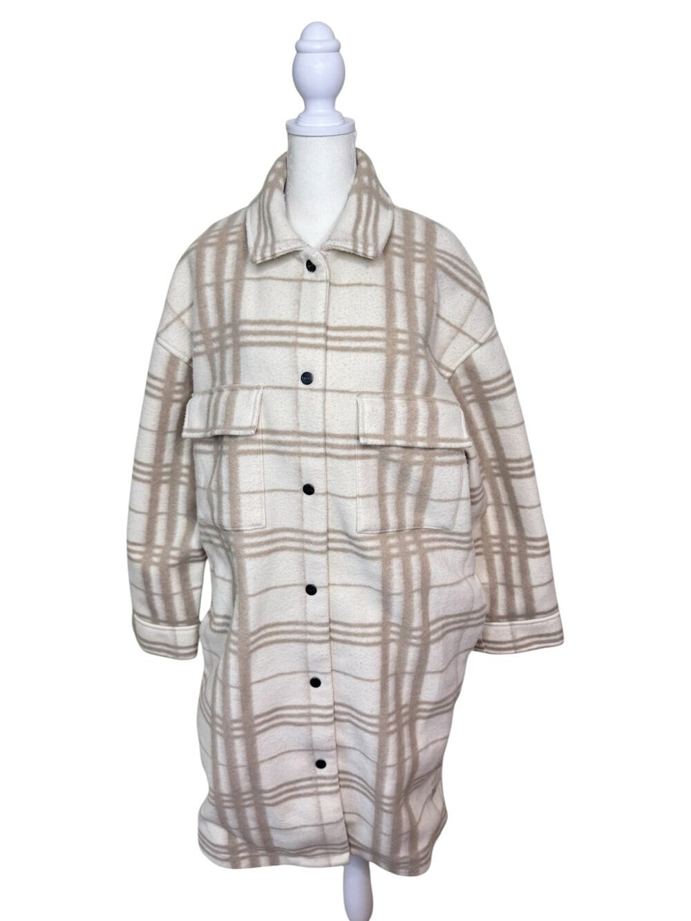 VUORI Women's Ballard Coat Color: Eggshell Size Large Style VW5018